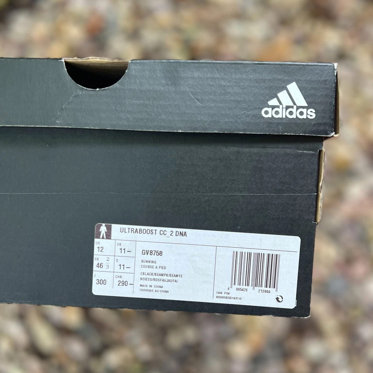 Adidas UltraBoost DNA Black Pink Running GV8758 UK11.5 EUR46.5