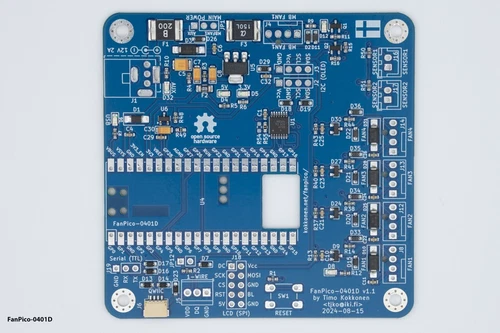FanPico-0401D - Programmable PWM (PC) Fan Controller [DIY Kit]
