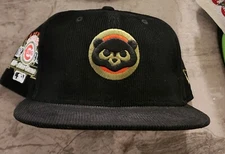 7 5/8 Chicago Cubs 59FIFTY BLK Corduroy Crown 1990 ASG Patch Sold Out DS Rare