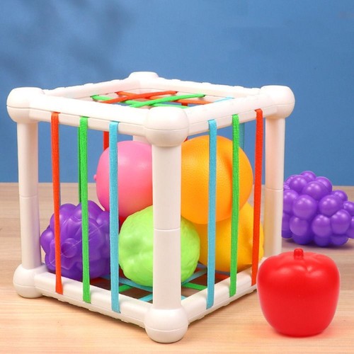 With Colorful Fruits Baby Montessori Sensory Toys Fruits Activity Learning - Picture 7 of 12