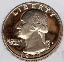 1977 S Proof Washington Quarter