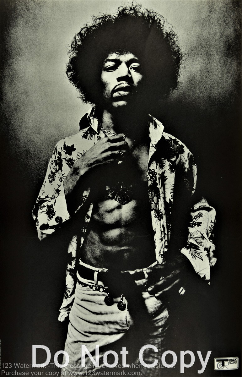 JIMI HENDRIX EXPERIENCE POSTER SHOW 12