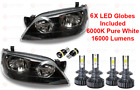 <!--F#f_0-->LED Black Headlights Pair For Ford Falcon BA BF XT Brand New Replacement Set<!--F/-->