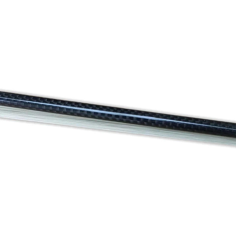 3pcs Carbon Fiber Violin Bow 4/4 AAA Bow Hair Straight Abalone Ebony Bow Frog - Image 3 of 4