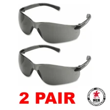 MCR Safety BK-112 Bearkat Safety Glasses With Gray Lens (2 PAIR)