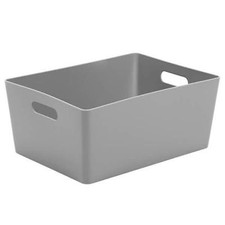 2x WHAM Studio 5.02 Rectangular Plastic Storage Container Basket 