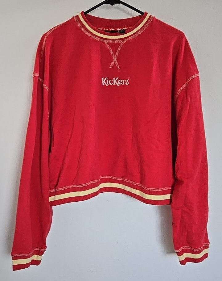 Kickers Classics Red Pullover Sweatshirt Sweater … - image 1
