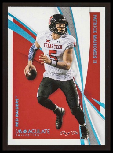 2021 Panini Immaculate Patrick Mahomes True #1/1 Football Collegiate Collection
