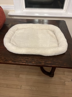 Dog Pad Crate Bed Cream  Medium