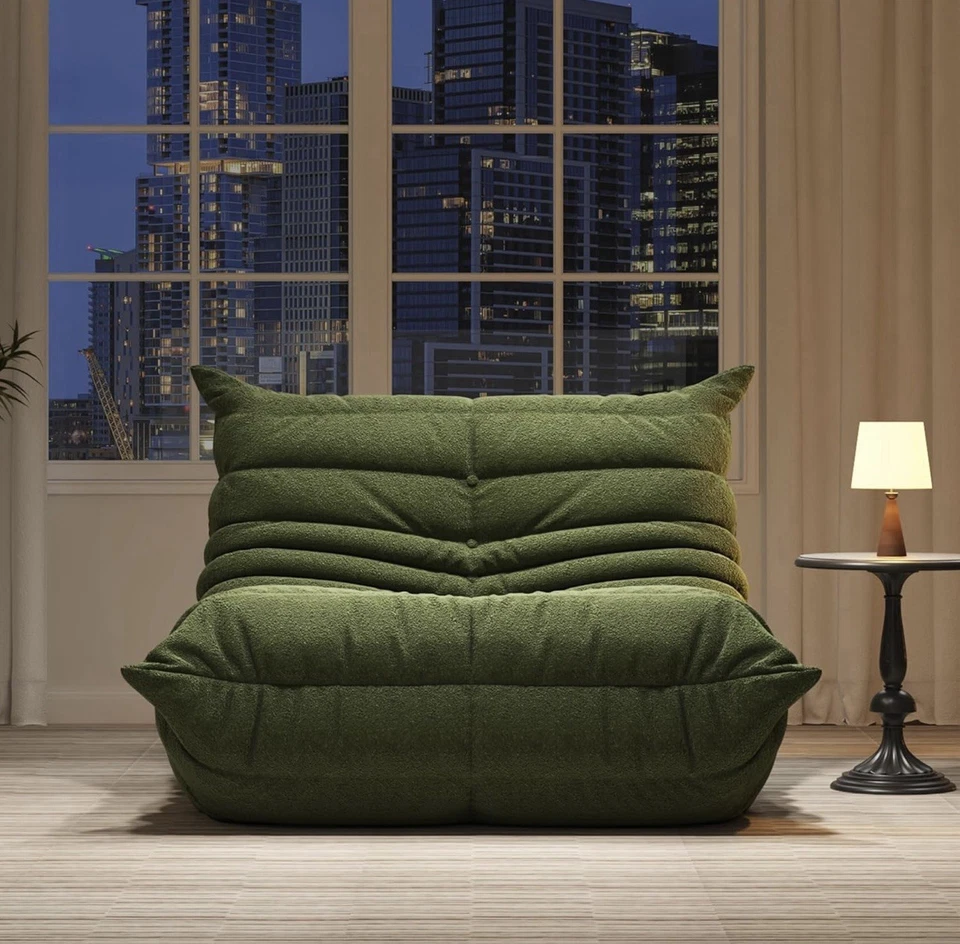 Silla Beanbag Caterpillar Sofá perezoso Silla junto al fuego Sofá siesta Sofá sin brazos Tatami Foto 4 de 4