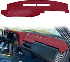 Yiz Dash Cover Mat For Chevy Chevrolet Silveradogmc 88-94 88-94 Maroon