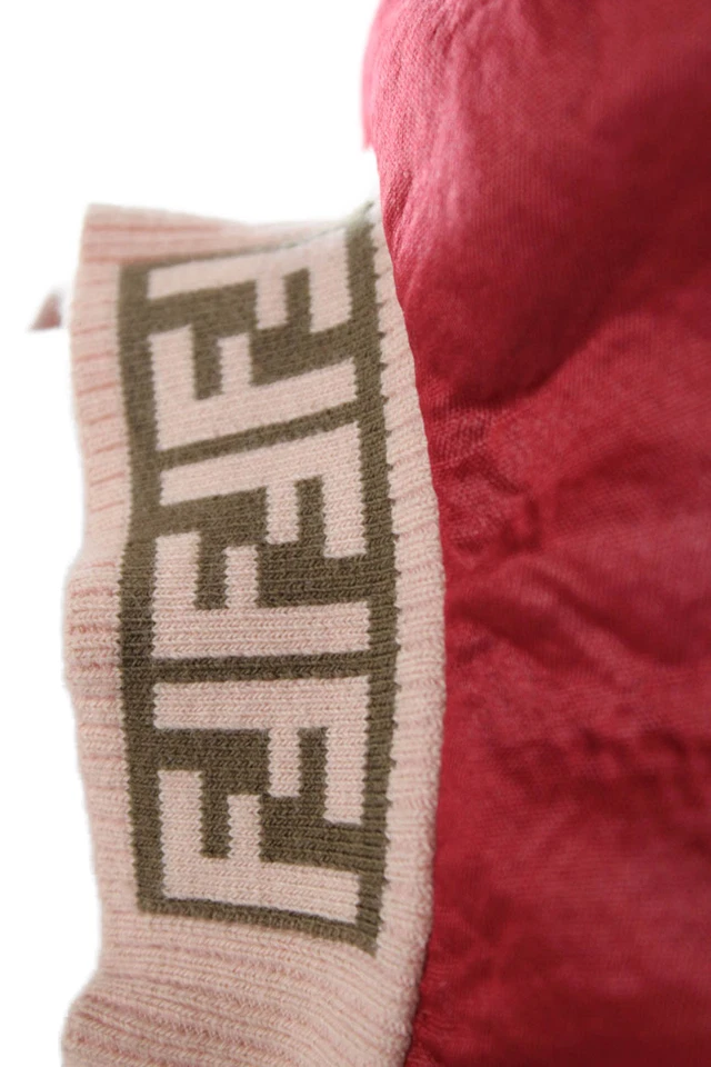 Sudadera Fendi Mujer Roja Cuello Simulado Manga Larga Poliéster Talla 12 Foto 4 de 4