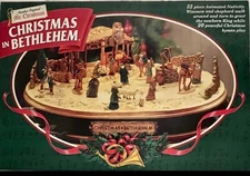 Mr Christmas Animated Musical Nativity Scene Christmas in Bethlehem 1997