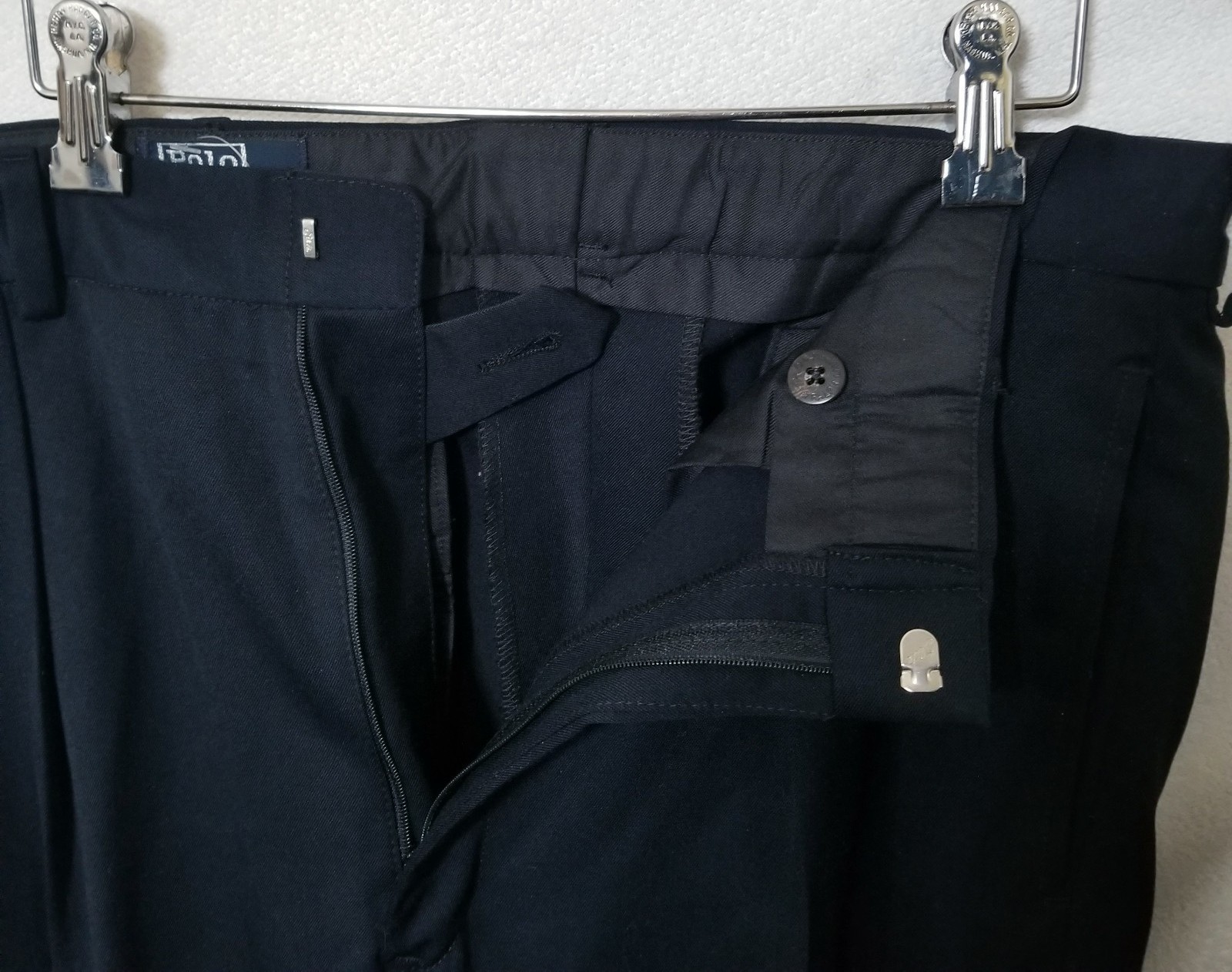 Vintage NOS Polo Ralph Lauren W34 Navy Whipcord Twill Gaberdine Wool Pants rrl thumbnail 7