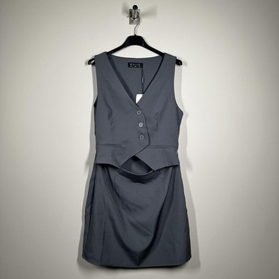 Kaiia Minikleid ärmellos Weste Größe 10 UVP 45 £