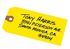 Avery Unstrung Tags 11.5 Pt. Stock 4-3/4 X 2-3/8 1000 Yellow Hang Tags 12325