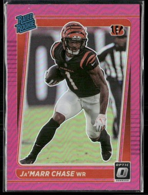 Ja'Marr Chase 2021 Optic Rated Rookie Pink Prizm #207 | eBay
