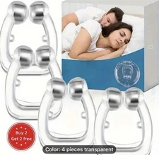 4 Pack Anti snore magnetic nose clip device But One Get One Free