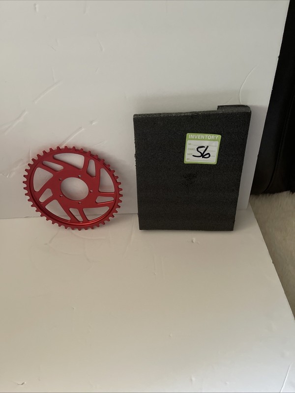 42T RED Bafang Narrow Wide Chain Ring BBHSD