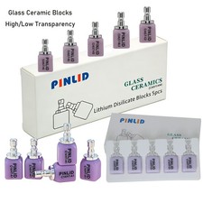 US C14 Dental Emax Glass Ceramic Blocks Lithium Disilicate CEREC CAD/CAM HT/LT