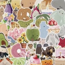 Jellycat Cartooney Sticker Set Of 50 Stickers Brand New Merchandise Plush