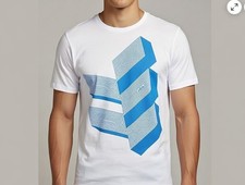 GIO GOI Trivert  T-Shirt  White Medium