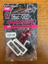 Image of Muc-Off Tubeless Valves V2 80MM - Red MTB Presta