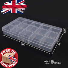 15 Grid Plastic Storage Box Organizer with Dividers