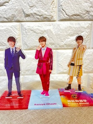 Kazuya Ohashi Naniwa Danshi Acrylic Stand 3 Set 14+ Soft Mascot NWT