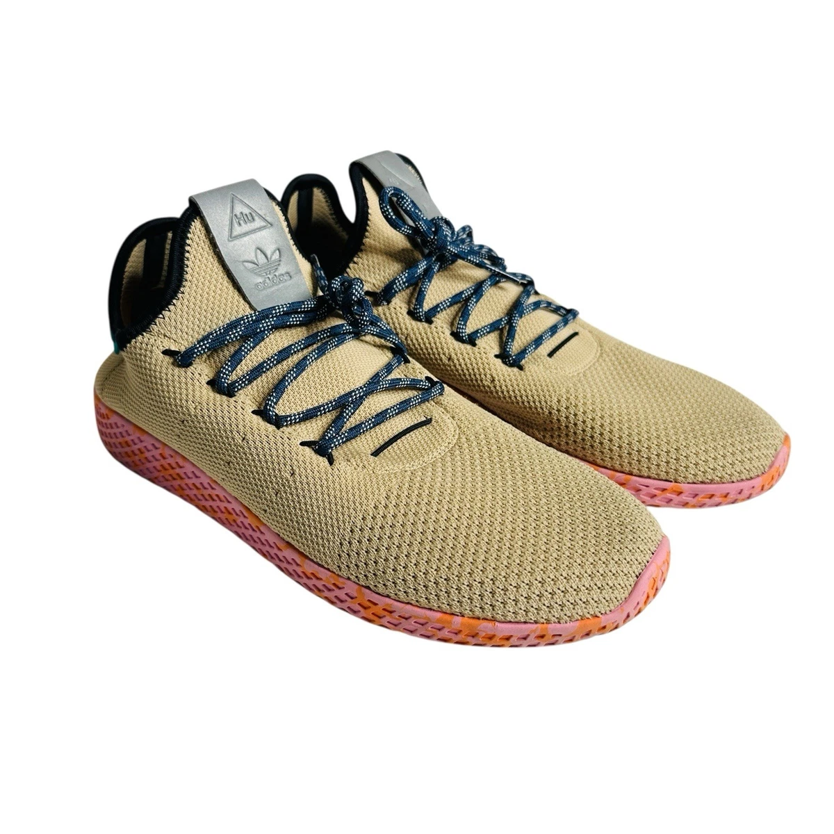 Adidas Tennis HU x Pharrell Williams Pink Marble‎ 2017 Shoes Sneakers Men Size 5 adidas Pharrell x Tennis Hu Pink Marble | eBay main image 4