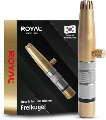 ROYAL [Made in Korea] Premium Nose Hair Trimmer for Men Freikugel, Manual, Batte