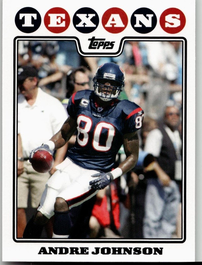 Andre Johnson 2008 Topps Football Houston Texans