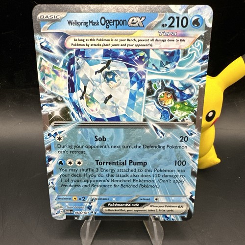 Wellspring Mask Ogerpon ex #64 Pokemon Twilight Masquerade