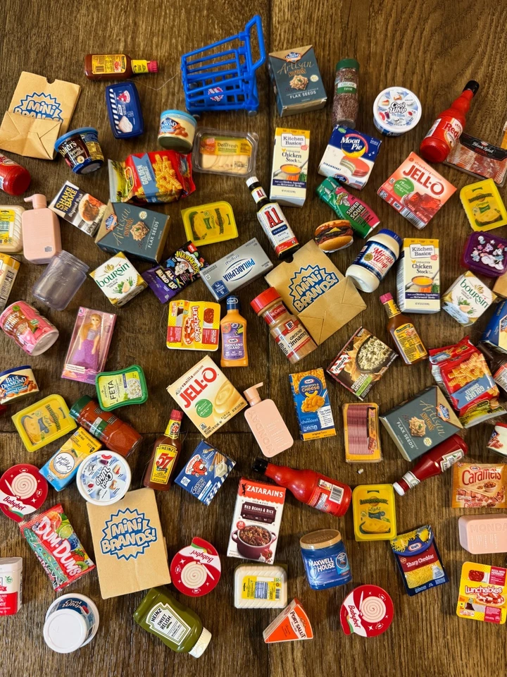 Zuru Mini Marcas Lote 100 Piezas Comida Realista Disney Comidas Casa de Muñecas Miniatura Foto 4 de 4