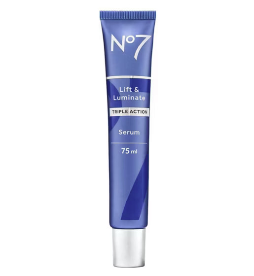 No7 Lift & Luminate Triple Action Serum 75ml 100% ORIGINAL ⭐⭐⭐⭐⭐