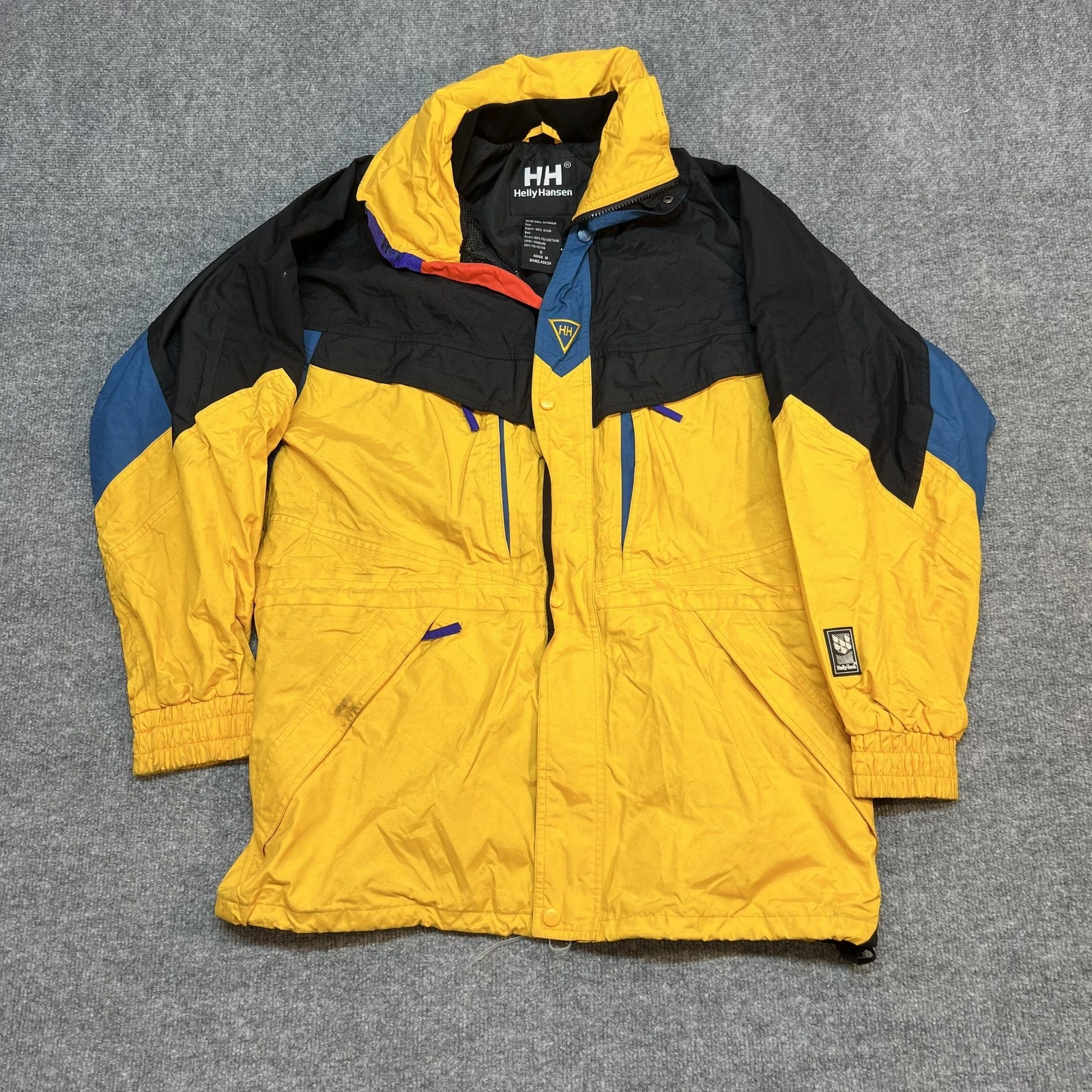 Helly Hansen Jacket Mens Small Yellow Black Colorblock Helly Tech Ski Snow
Opens in a new window or