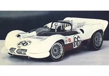 1/18 Chaparral 2 Sport Racer 1965 #66 White Brown Diecast