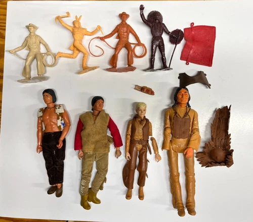 Gabriel and Marx Cowboys Indians Lone Ranger lot