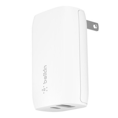Belkin BOOST CHARGE USB-C + USB-A Wall Charger 30W Fast Charging Power Adapter