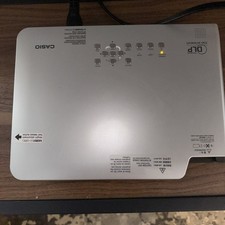 CASIO XJ - S33 DLP Projector W/cord. Turned On But Not Tested - Parts