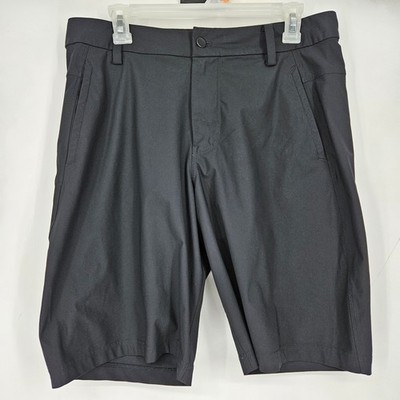 Lululemon Shorts Mens 34 Classic Fit Activewear Athleisure Casual Chino Black