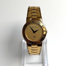 Orologio Gucci Oro Autentico Bracciale Logo GG Tondo Vintage 3300 L Numeri Romani