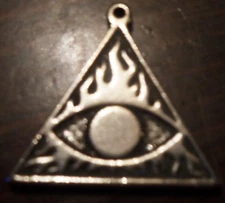 "Alleged" SPELLBINDER evil eye BLACK MAGIC PROTECTION pendant charm good luck 