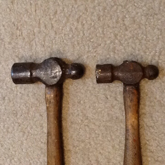 TWO VINTAGE BALL PEIN HAMMERS eBay