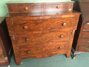 Antique Victorian Cherry Dresser Chest Of Draws Solid Wood Image Is Loading Antique Victorian Cherry Dresser Chest Of Draws Solid