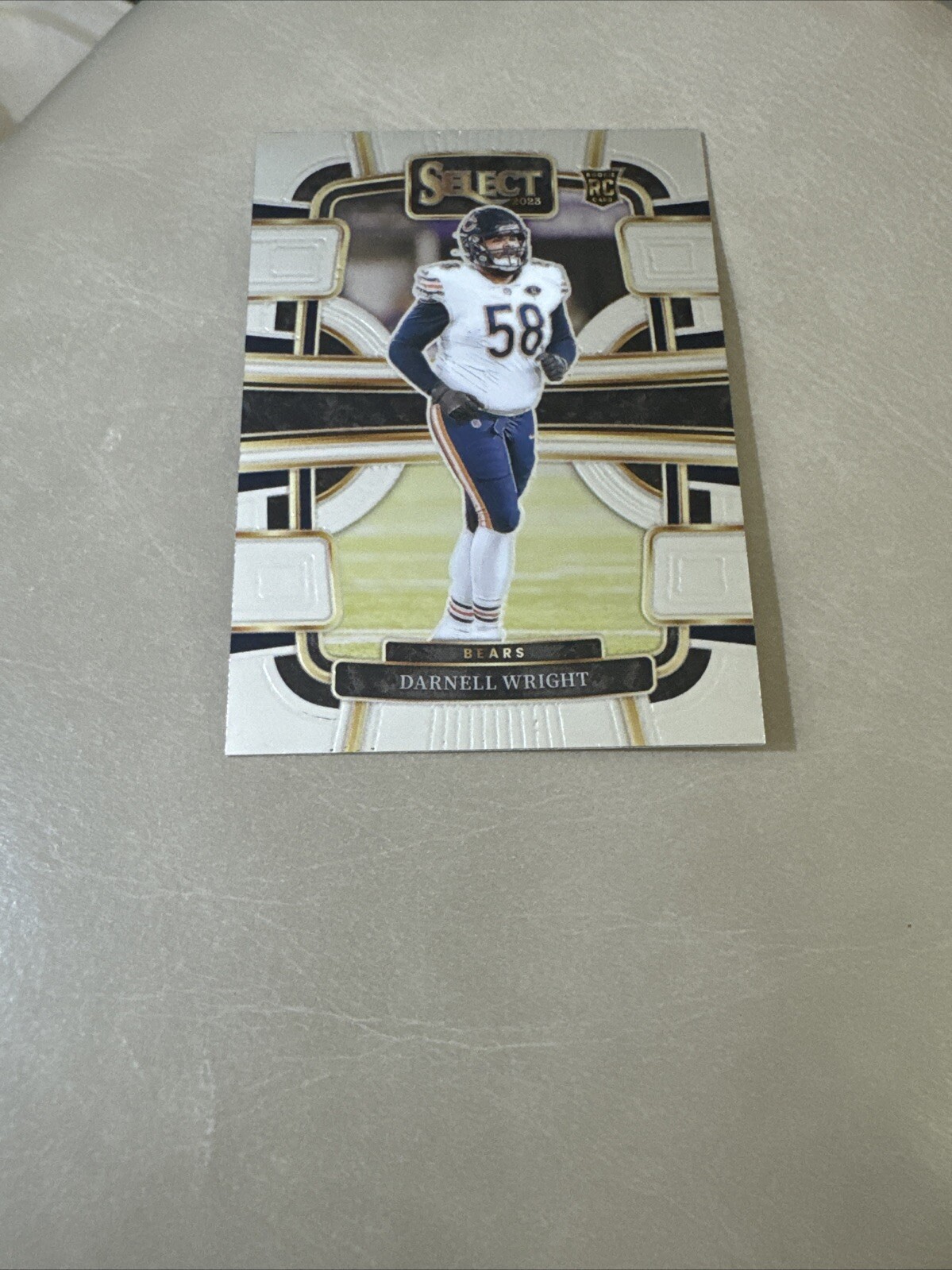 2023 Panini Select #17 Darnell Wright Concourse Bears RC