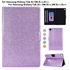 PU Leather Glitter Case For Samsung Galaxy Tab A9/A9+ Tablet Protective Cover