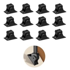 12P Iron Baluster Shoes Swivel Shoes Come with Screws Work with 1/2 Inch Squa...