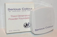 Serious Skincare Third Dimension LIGHT Powder Foundation Sealed