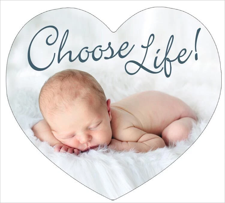 HERITAGE HOUSE '76 Choose Life, Heart Pro-Life Magnet (Pack of 50)